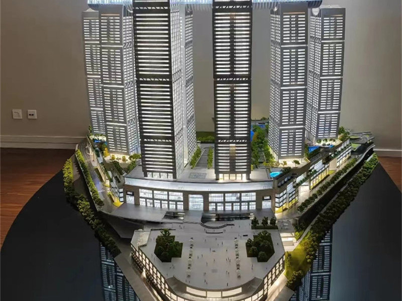 成都地标建筑沙盘模型