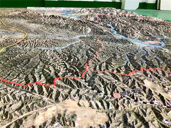 高端地形地貌沙盘模型
