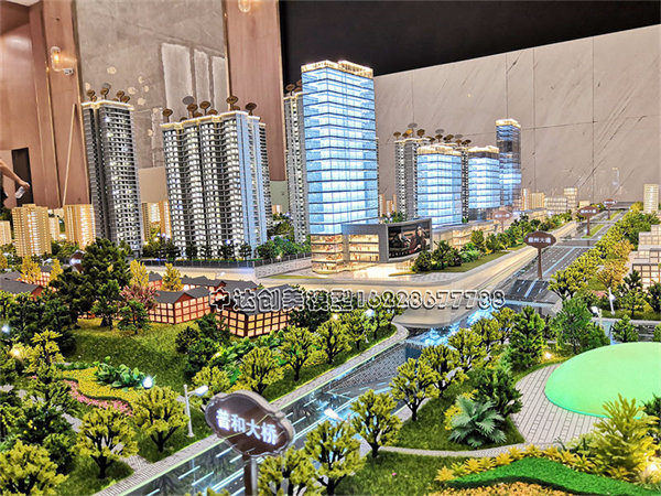 四川城市规划沙盘模型