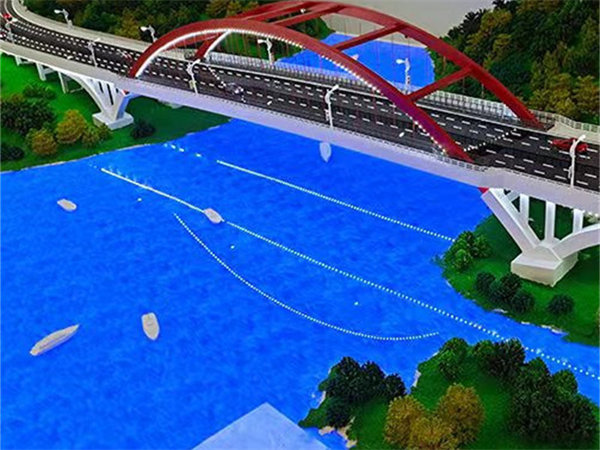 成都高速桥梁沙盘模型